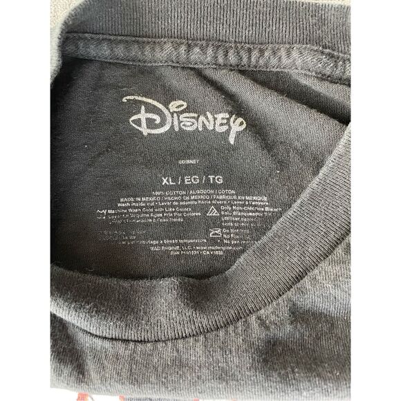 Minnie‎ Mouse Crop Tee Womens XL Black Disney Y2K Retro Style Disneyland Top - Picture 5 of 7